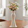 Kleidförmige Elegante Vase Verdrehtes Design Dekorative Vase Schreibtisch-Dekoration