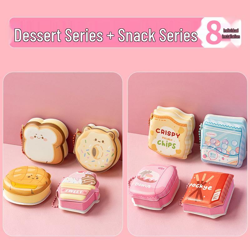 Mini Bean Decompression Sticky Notes: Cute Pocket-Size Pinch Memo Pad