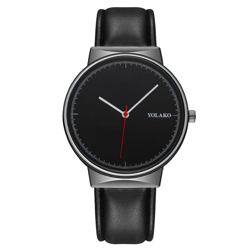 

Популярные простые европейские и американские модные мужские часы мужские часы с ремешком кварцевые часы