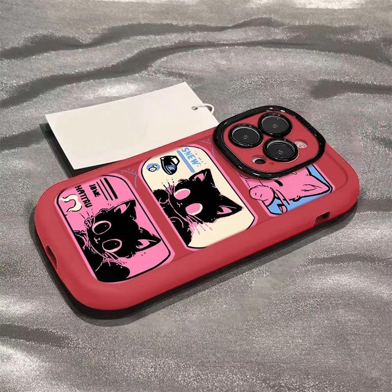 Rosa Katt för Apple 15 Mobilskal Nytt för IPhone14promax Tecknad 13/8plus Tecknad 16