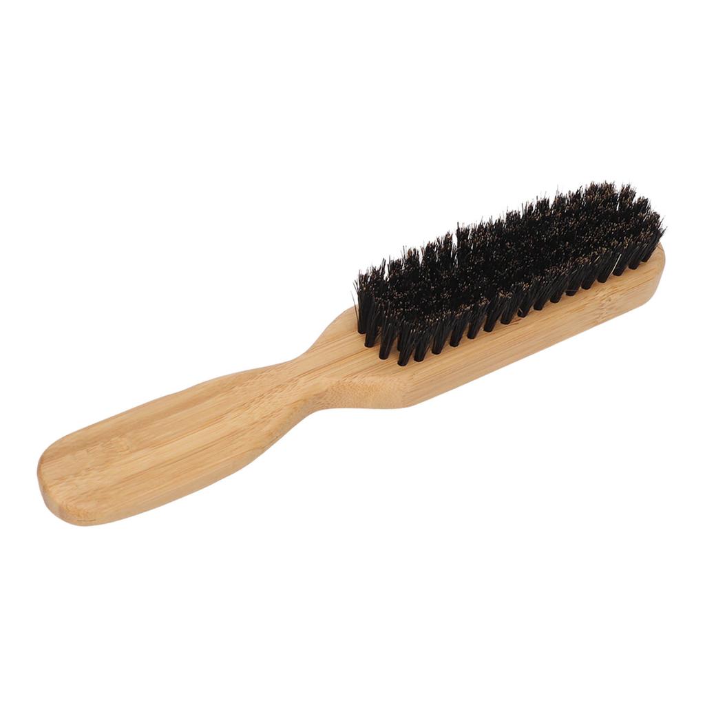 Shaving Brush Bamboo Handle Men Beard Soft Bristle Comb Styling Cleaning Tool for Hair Salon L