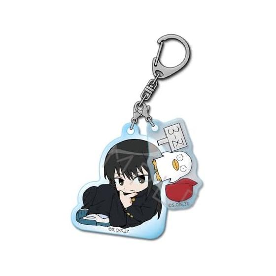 Gintama. 3-Nen Z Gumi Ginpachi Sensei YF [Katsura Kotaro] Acrylic Keychain [Chippoke Series Vol. 2]