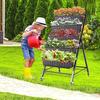 4FT Vertical Raised Garden Bed 5-Tier Vertical Garden Planter with Drainage System Larger Elevated Planter Box for Herb Vegetab