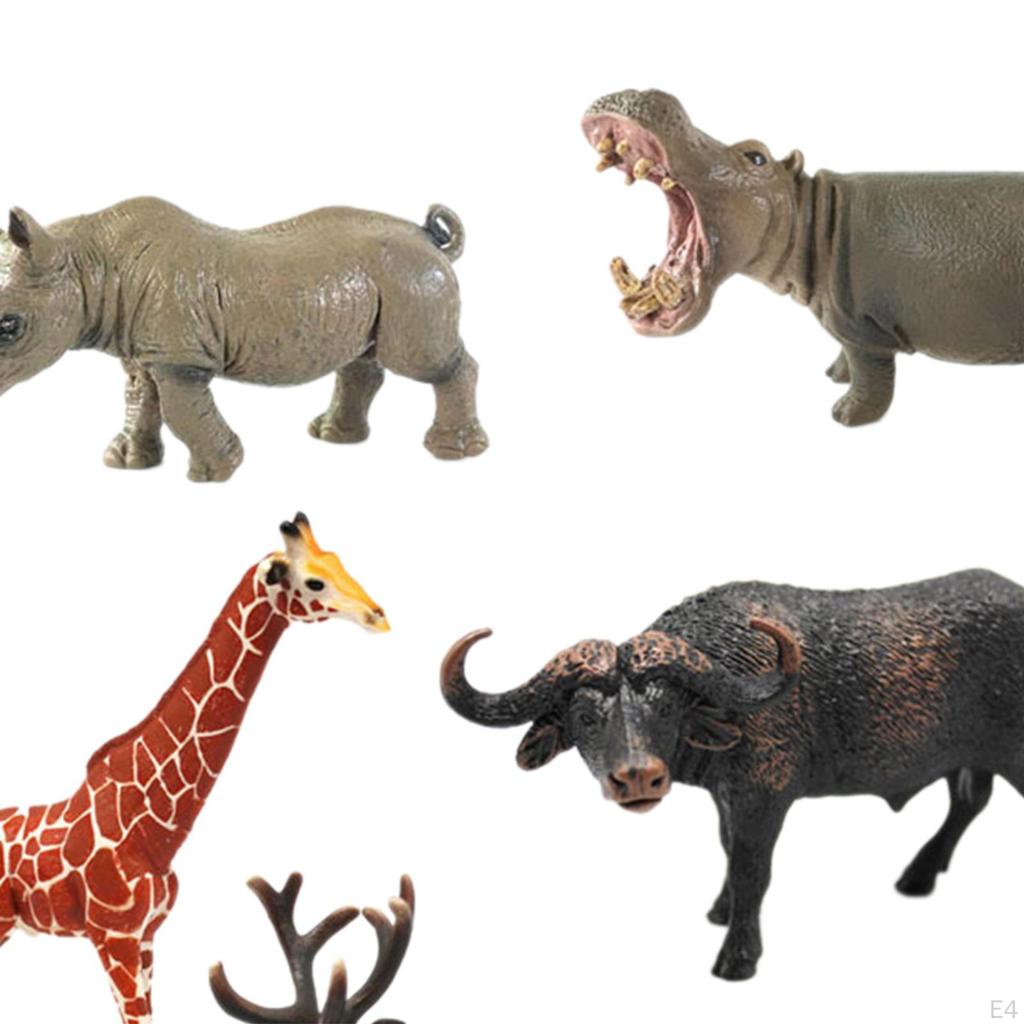 5 Pieces Animal Figures,Simulation Figures,Crafts Ornament Realistic Animals Toy Kids