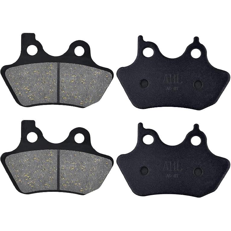 AHL Semi-metallic Front & Rear Brake Pads Set for SPORTSTER SERIES XL Sportster 1200c Custom 2000-2003/HARLEY XL Sportster 1200 S Sport