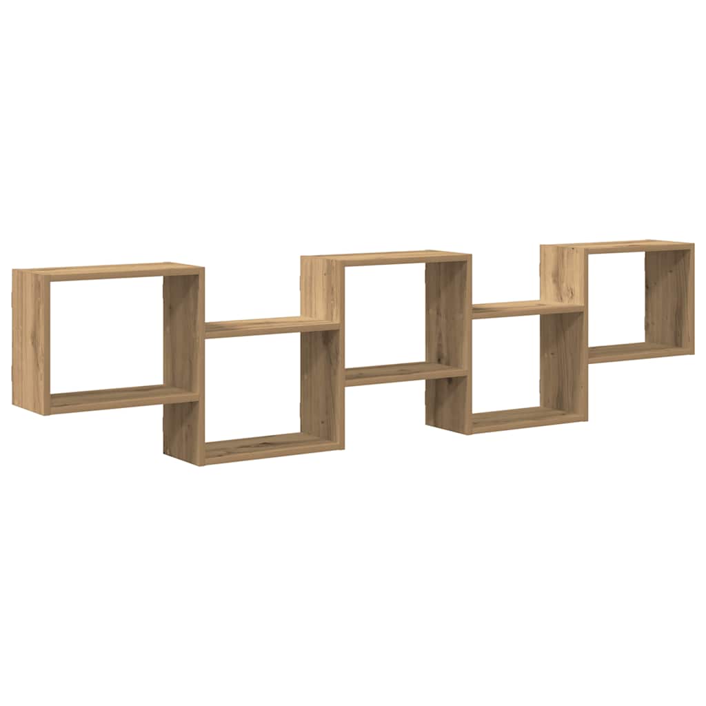 VidaXL Würfelregal 5 Fächer Artisan-Eiche Holzwerkstoff