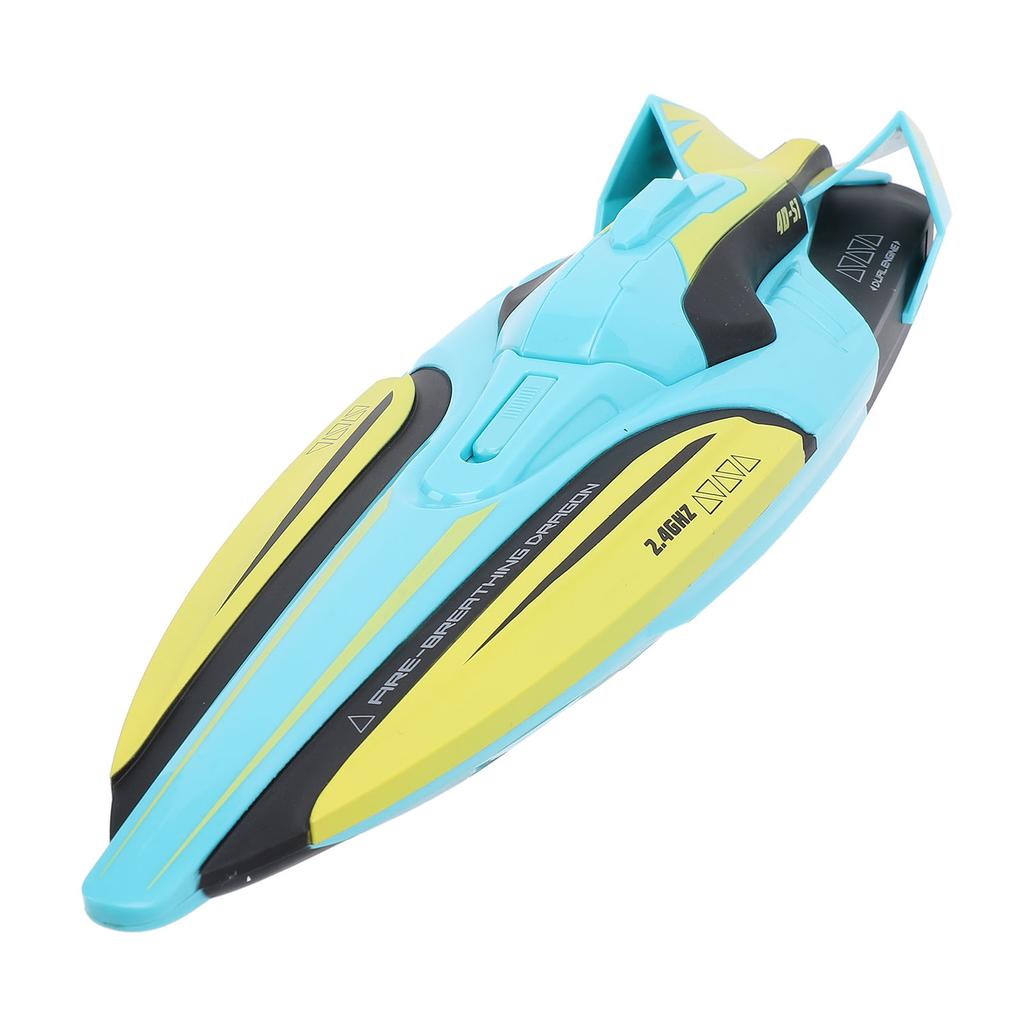 Remote Control Boat with LED Lights 2.4GHz High Speed Dual Motor Dual Propellers Water Resistant