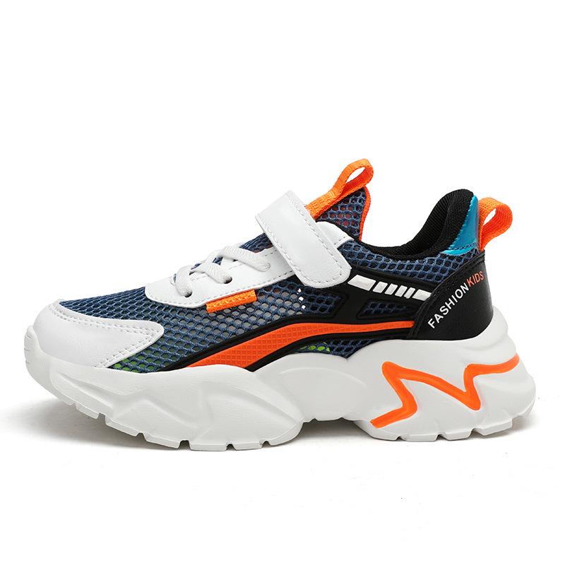 

Boys and Girls Mesh Breathable White Sneakers - Comfortable Korean Style Running & Casual Sports Shoes. 39 - 25.0cm