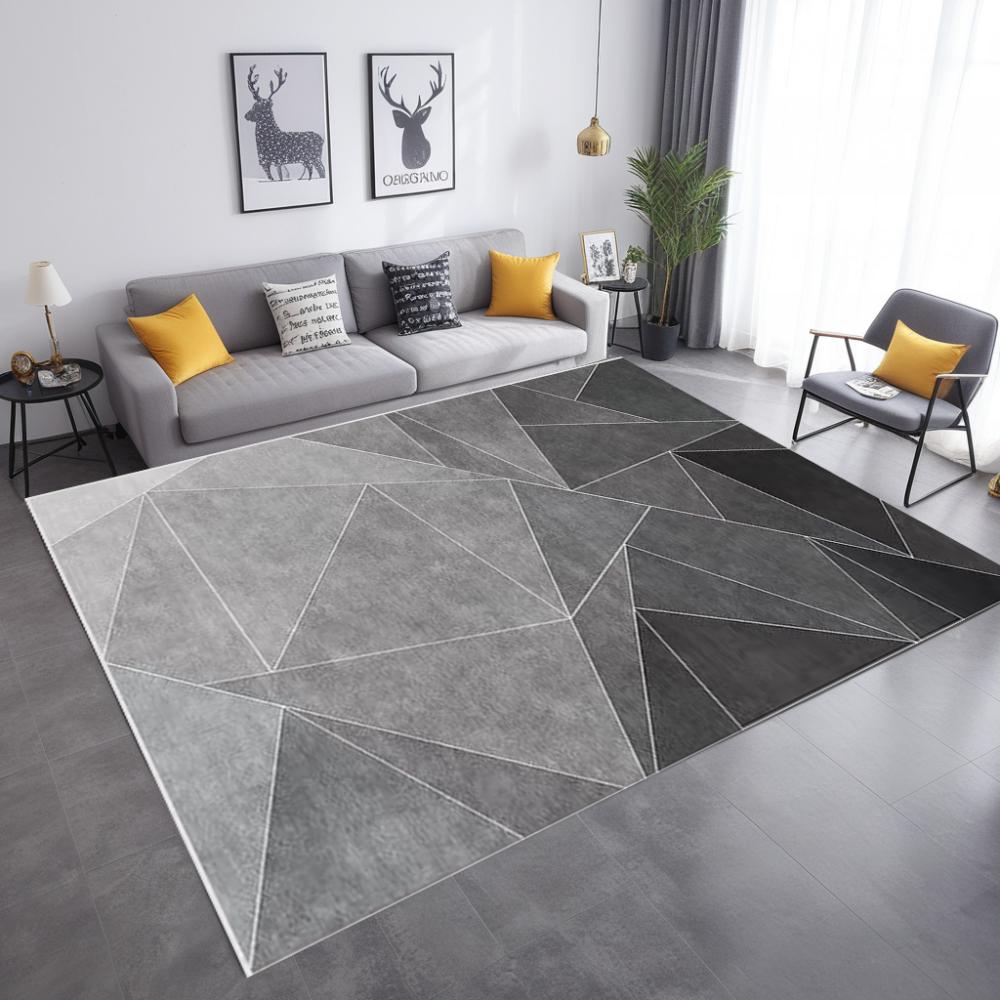 

3D-печать Современный геометрический ковер для гостиной, спальни, полный коврик для домашнего декора, дивана, журнального столика, кухни, офиса, напольного коврика 40x60cm 16x24inch