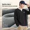 Baleno Men's Faux Two-Piece Long Sleeve Crew Neck T-Shirt