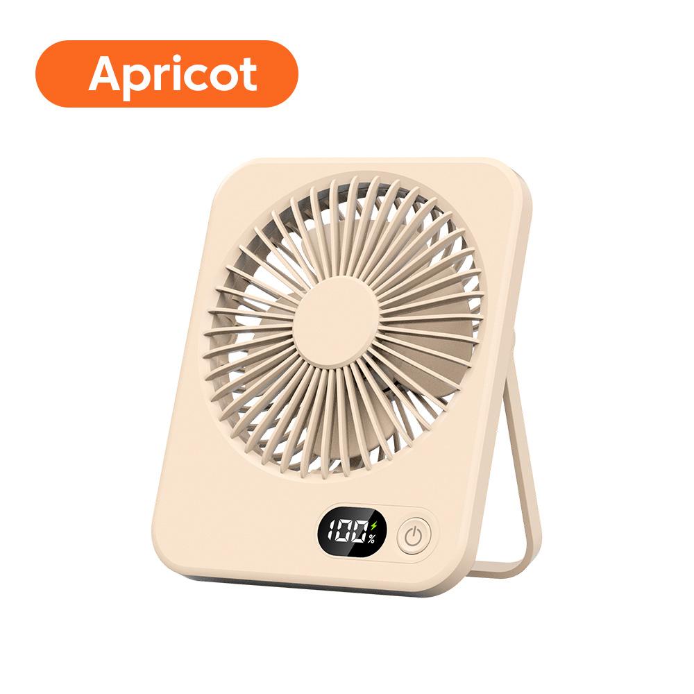 Xiaomi 5 Gear Desk Fan Portable Mini Fan Foldable Digital Display Table Fan USB Rechargerable Wall Fan Student Desk Hang Fan For Office