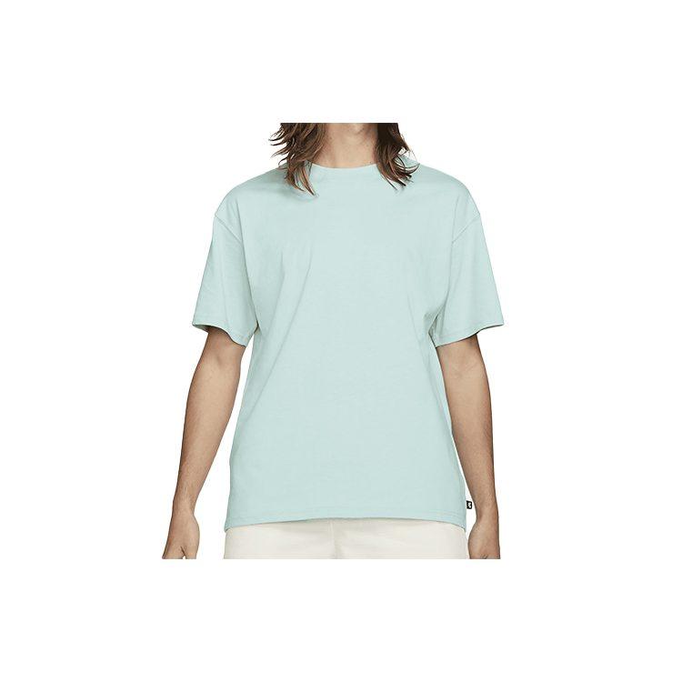 Nike T Shirts Men's Green Crew Neck Moderate Straight Fit DB9976-382