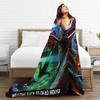 Goosebumps Dead House Calling All Creeps Blankets Flannel Horror Halloween Throw Blanket for Bedroom Sofa Bedroom Quilt