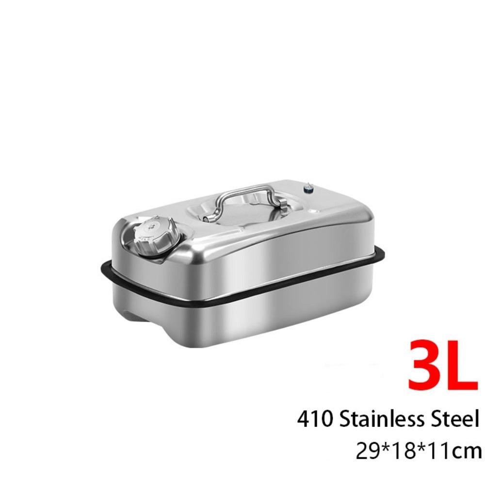410 stainless steel Gasoline tank Replacement Car spare fuel tank New Gas Can  Camping