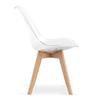 MARK chair - transparent / natural legs x 1