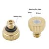 10PCS Atomizing Nozzle 3/16" Fog Spray Cooling Water System Accessories Garden Nebulizer Misting Sprayer 0.1/0.2/0.3/0.4/0.5mm