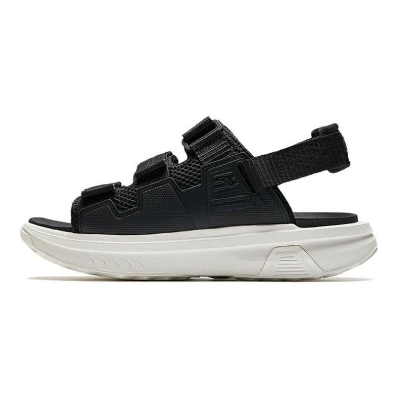 Anta Men Badao Fabric Versatile Comfort Beach Sandals Black 112538512-1 44