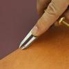 Adjustable Leather DIY Edge Creaser, Leather Rotating Compass Creaser for Woodworking, Drawing Wing Divider Caliper Radius10-20M