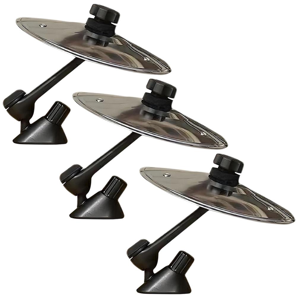 1-3Pcs Car Crash Cymbal Air Vent Mini Drum Hand-shooting Cymbals Car Drum Cymbal Air Vent Musical Instrument For Car Interior