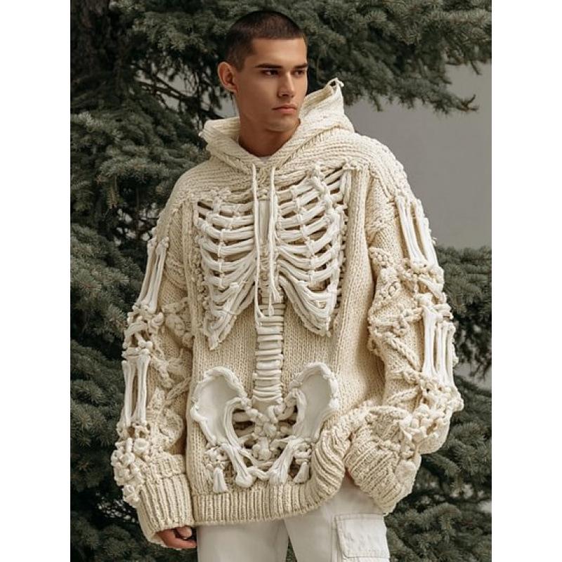 2025 Hooded 3D Print Halloween Sweatshirt - Women's European/American Autumn & Winter Edition