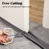 1Pc 93cm/36.61in Bedroom Soundproof Door Bottom Sealing Strip Self-adhesive PVC Draught Excluder Insect Prevention Weather
