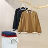 Autumn/Winter Color Block Unisex Cotton Blend Baseball Jacket - Heavyweight 380g College Style Hoodie Cardigan