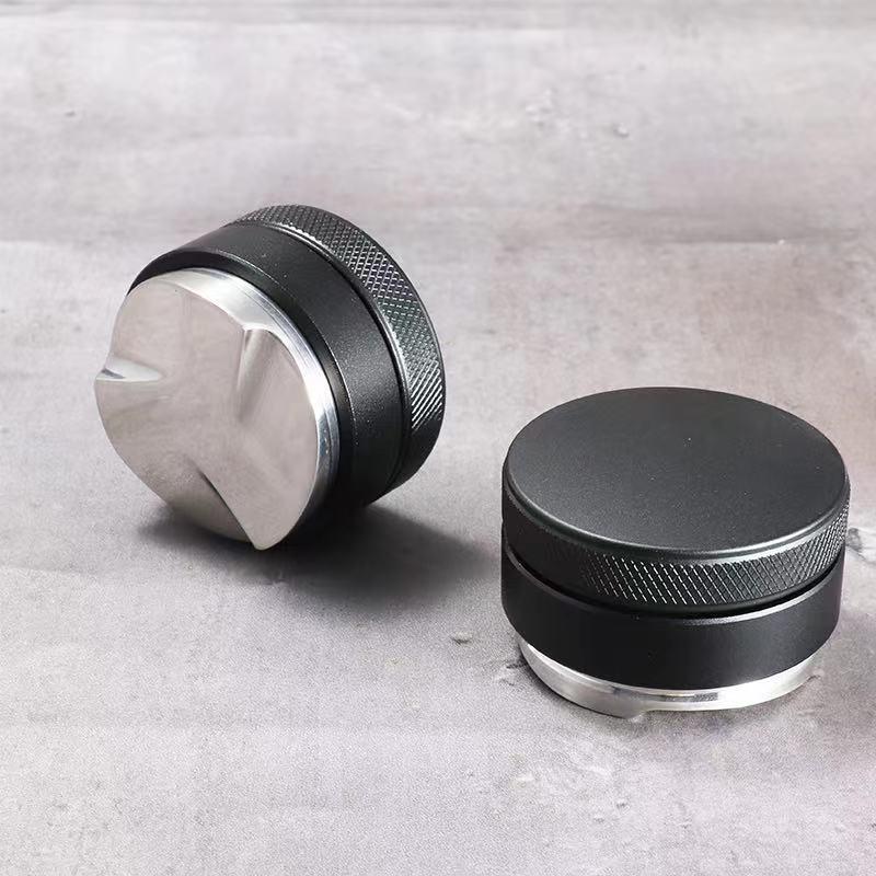 Coffee Distributor Espresso Distribution Tool/Leveler 3 Angled Slopes Adjustable Palm Tamper Fits 51/53/58Mm Portafilter
