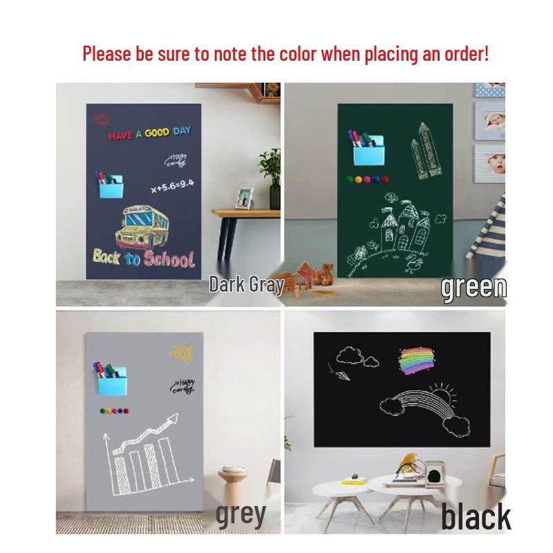 Magnetic Erasable Whiteboard Wall Sticker - Self-Adhesive & Removable, No Wall Damage