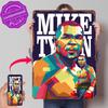 Mike Tyson Tinplate Poster Customized Wall Art Retro Vintage Metal Signs for Fans Home and Decoration Gaming Bedroom Decorations