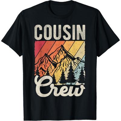 Cousin Crew Mountain Snow Family Best Crew Cousin T-Shirt(1)