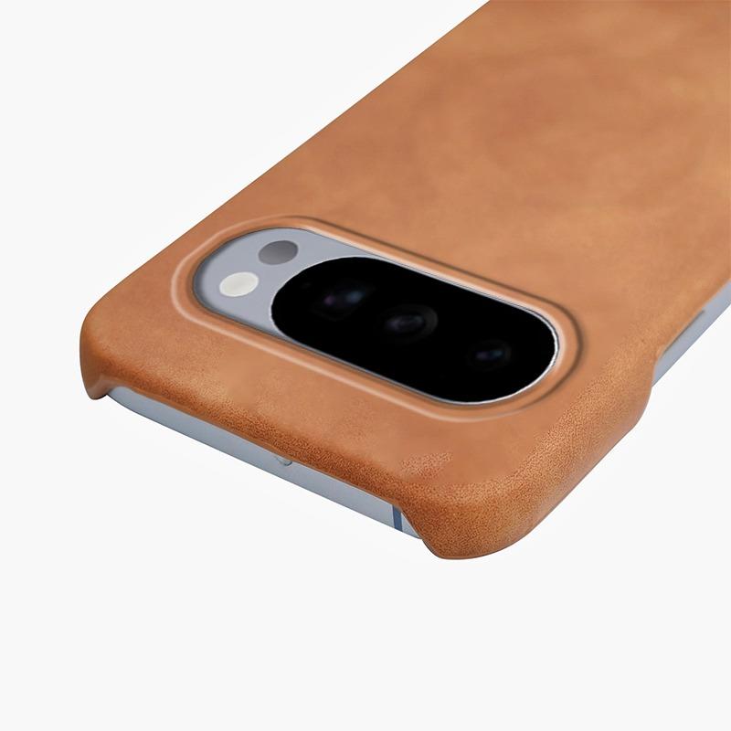 Sheepskin Leather Frameless Shockproof Hard Case For Google Pixel 10 9 Pro XL Pixel 9A 10Pro XL Magnetic Wireless Charging Cover