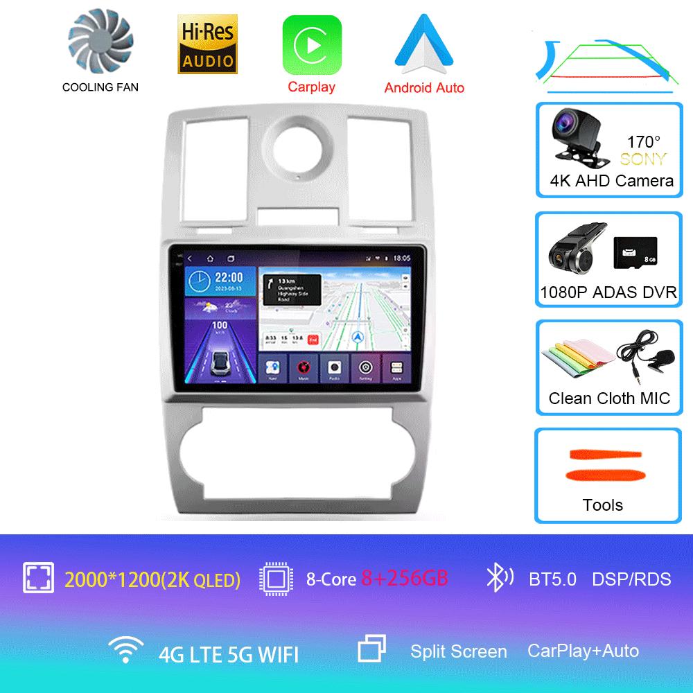 Car Radio Android 14 For Chrysler 300C 1 2004 - 2011 Multimedia Video Player Navigation stereo GPS No 2din 2din DVD