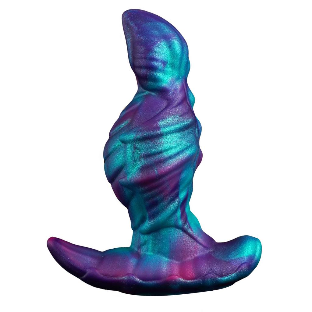 Alien Shape Wearable Anal Plug for Adults, Silicone Butt Plug, Hands-Free Prostate Massager for Men and Women