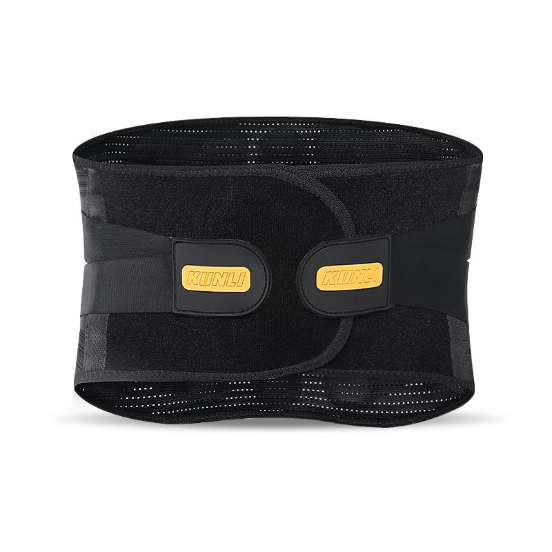 

Durable And Safe Pro Waist Support 5 Memory Steel Plate Ergonomic Breathable Adjustable Pressurized Belt Sports Neutral + Free 5 Resin Strips XXL