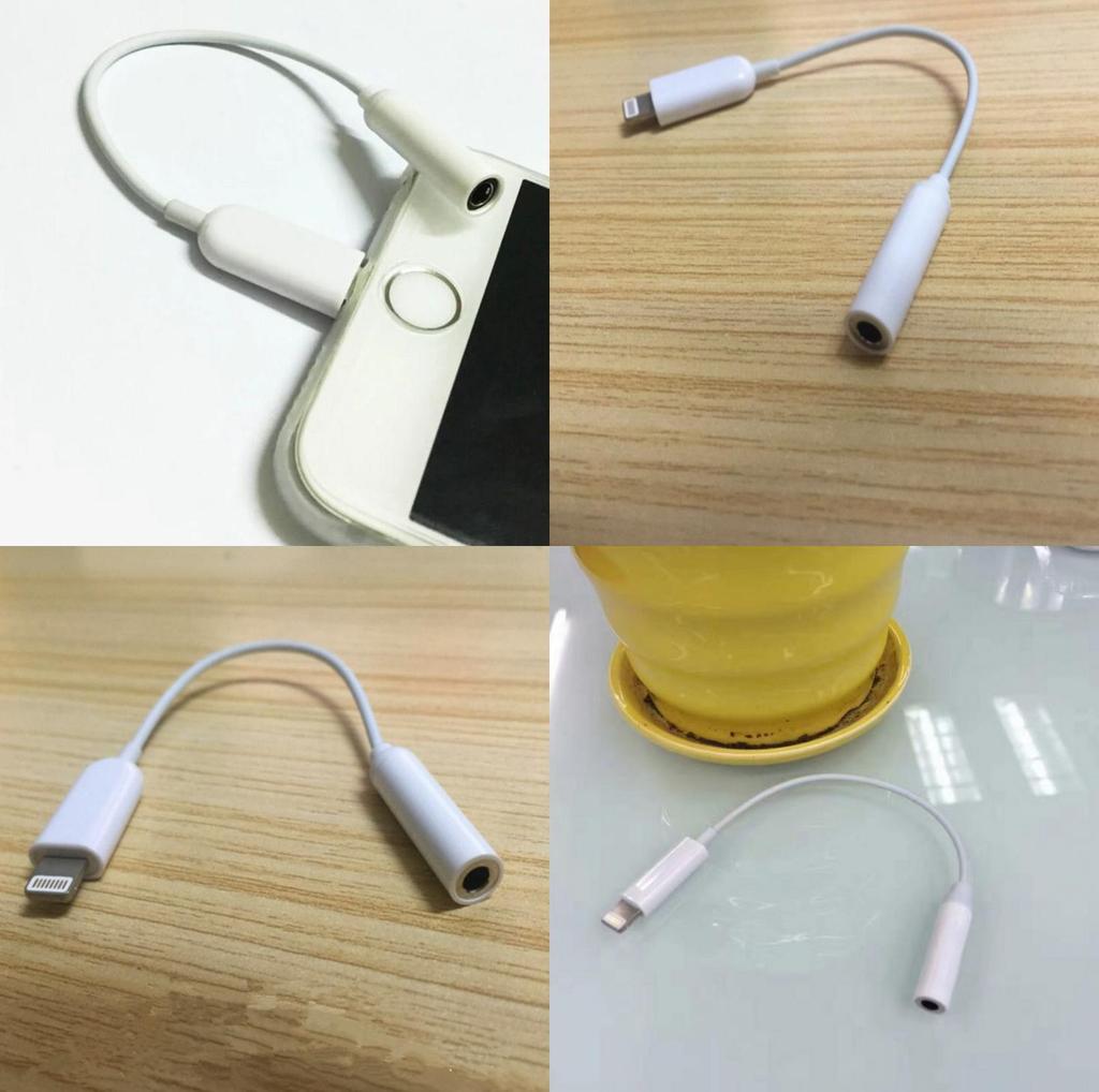 Apple Iphone Ipad 8pin To 35mm Audio Cable With Goldplated Connectors For Car And Mobile Audio