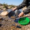 4 Pieces Gold Panning Kit with Hand Tools Portable Classifier Screen Vial Lightweight Equipment Long-Lasting for Hobbyists