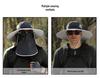 Men's Solar-Powered Fishing Hat with Fan - Sun, Mosquito, Neck, and Face Protection for Outdoor Summer Leisure