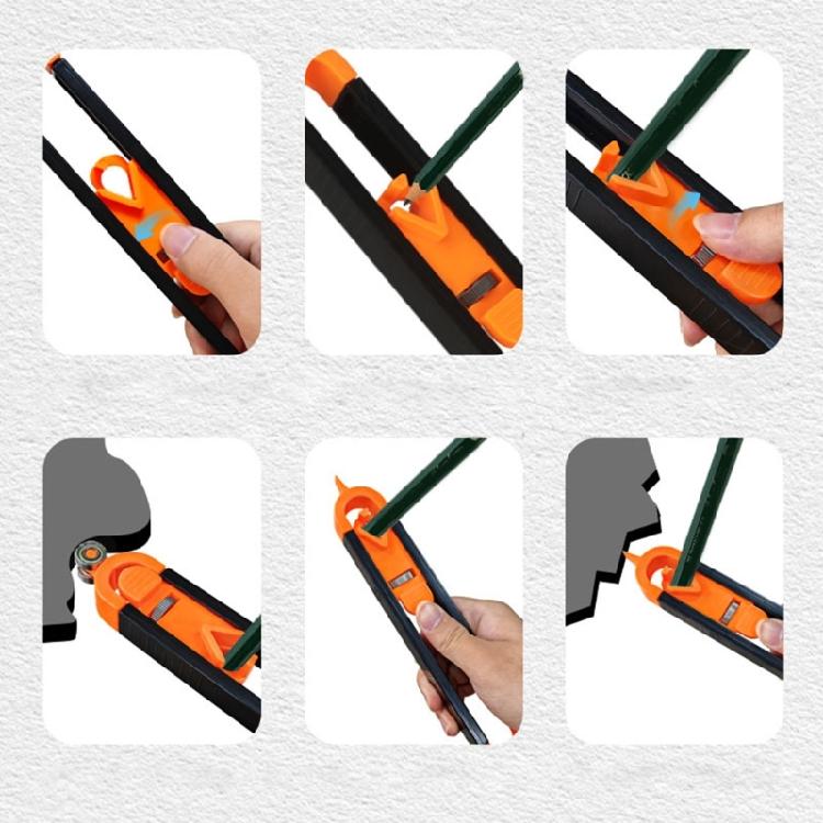 Accuracy Outline Measurer Practical Outline Gauges for Woodworking Crafted from Stable ABS Plastomer for Stable Use