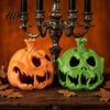 Halloween Skull Pumpkin 3D Printed Candle Holder Hollow Design PLA Material Decor Figurine Multifunctional Ambient Lampshade for Party Favors