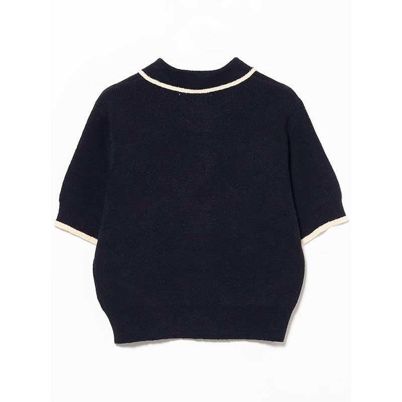 [Beaming life store by BEAMS] S/S Knit/knit vest bouclé knit polo shirt ladies GREEN ONE SIZE