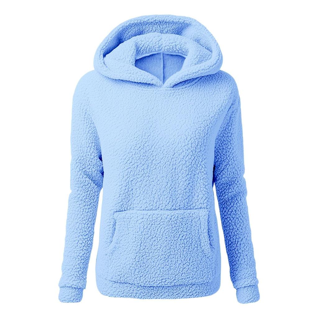 Women's Sweatshirt Fleece Hoodie Oversized Pullover Fuzzy Pajama Tops
