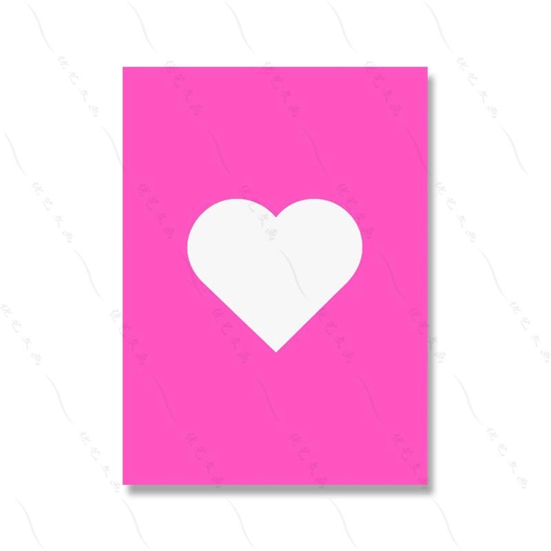 Pink Trendy Retro Wall Art Poker Y2k Poster Print Aesthetic Lucky You Funny Art Minimalist Canvas Painting Girl Room Home Decor