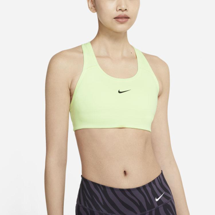 Nike Retro American Medium Support One-Piece Pad Sports Yoga Tank Top Women Tops Light-Yellow-Green BV3637-701