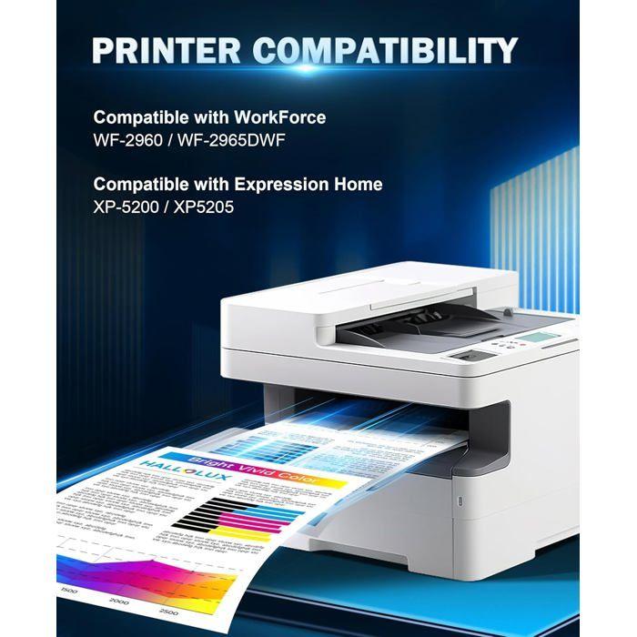 Cartouches d'encre compatibles - SVATV - 503XL - Lot de 4 - Noir, Cyan, Magenta, Jaune