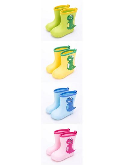 Children's Non-slip Waterproof Rain Boots - Cartoon Design for Boys and Girls