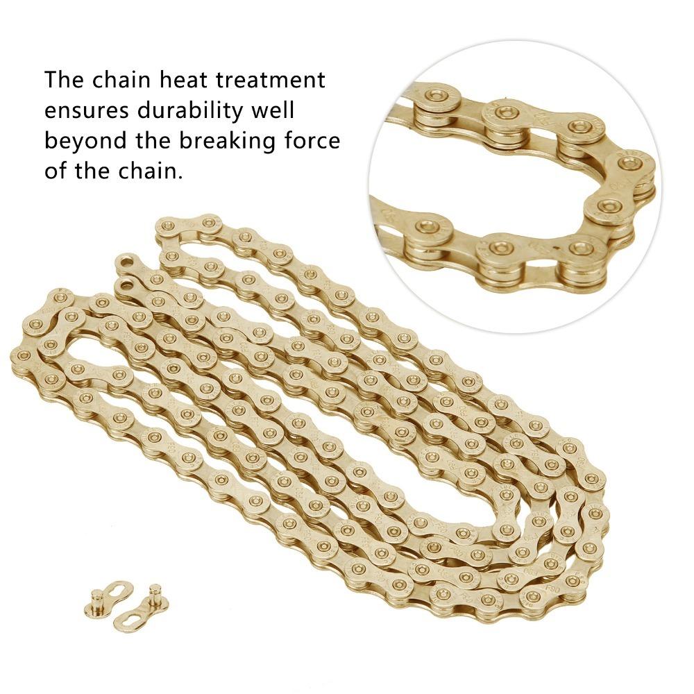 Carbon Steel Mountain Bike Chain 116 Links Road Bike Chain Replacement Chain  Bike Accessories