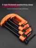 G-Shaped Woodworking Clamp Holder Fixture Tightener