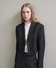 Paul&Alice Wool Crop Jacket / Black