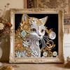 Kit Pittura Diamante 5D Fai da Te con Trapano Parziale a Forma di Animale per Adulti Decorazione Murale per la Casa Arte con Diamanti di Cristallo 11,81 X11,81 pollici