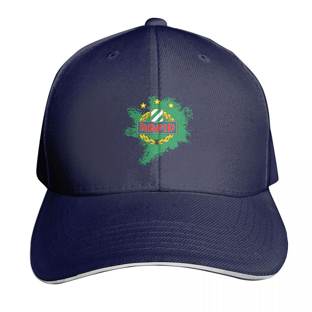 Rapid vienna Rapid Wien Cappellino da Baseball Streetwear Cappello di Natale Novità Cappello da Spiaggia per Unisex Donna